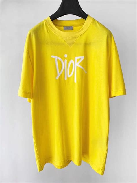 dior t shirt yellow